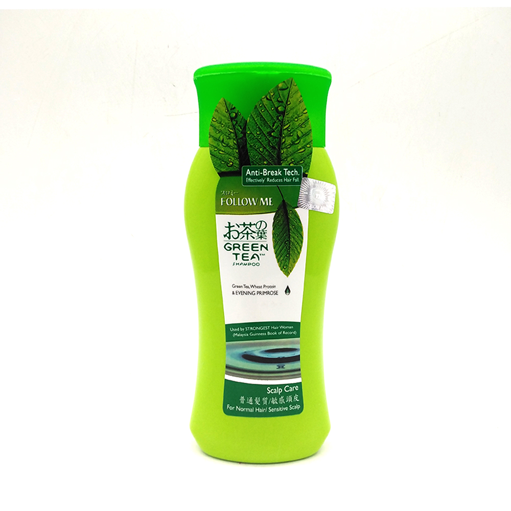 Follow me online green tea shampoo